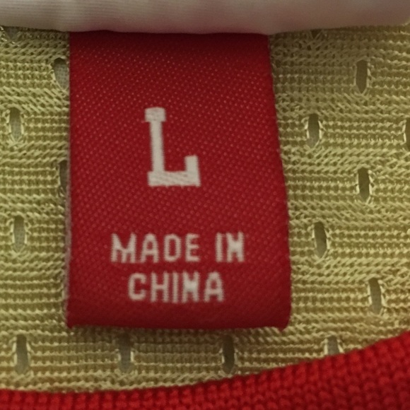 Bulls Scottie Pippen Gold Swingman Jersey Men’s L - Picture 5 of 8